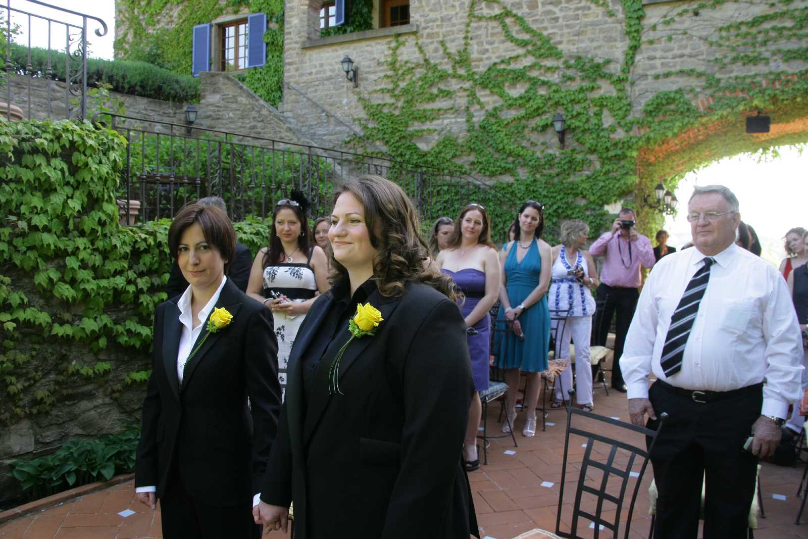 Kelly and Wendy Wedding in a Tuscan Villa